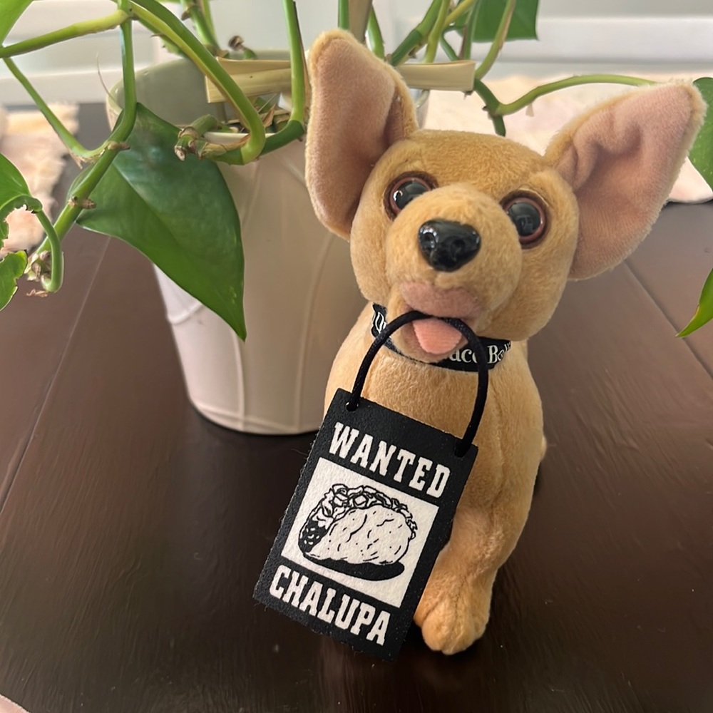 Talking Taco Bell Chihuahua plushy
